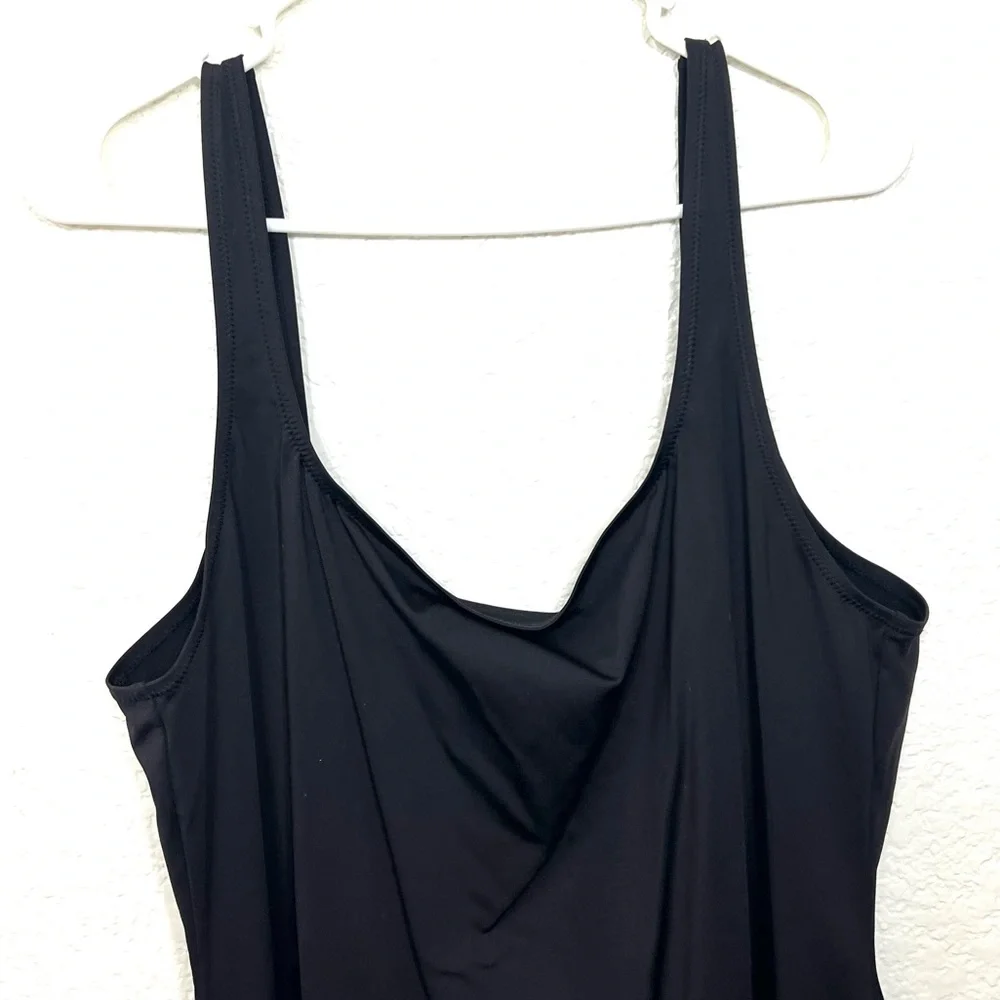 Skims Swim Tank Dress Black Size 4X New